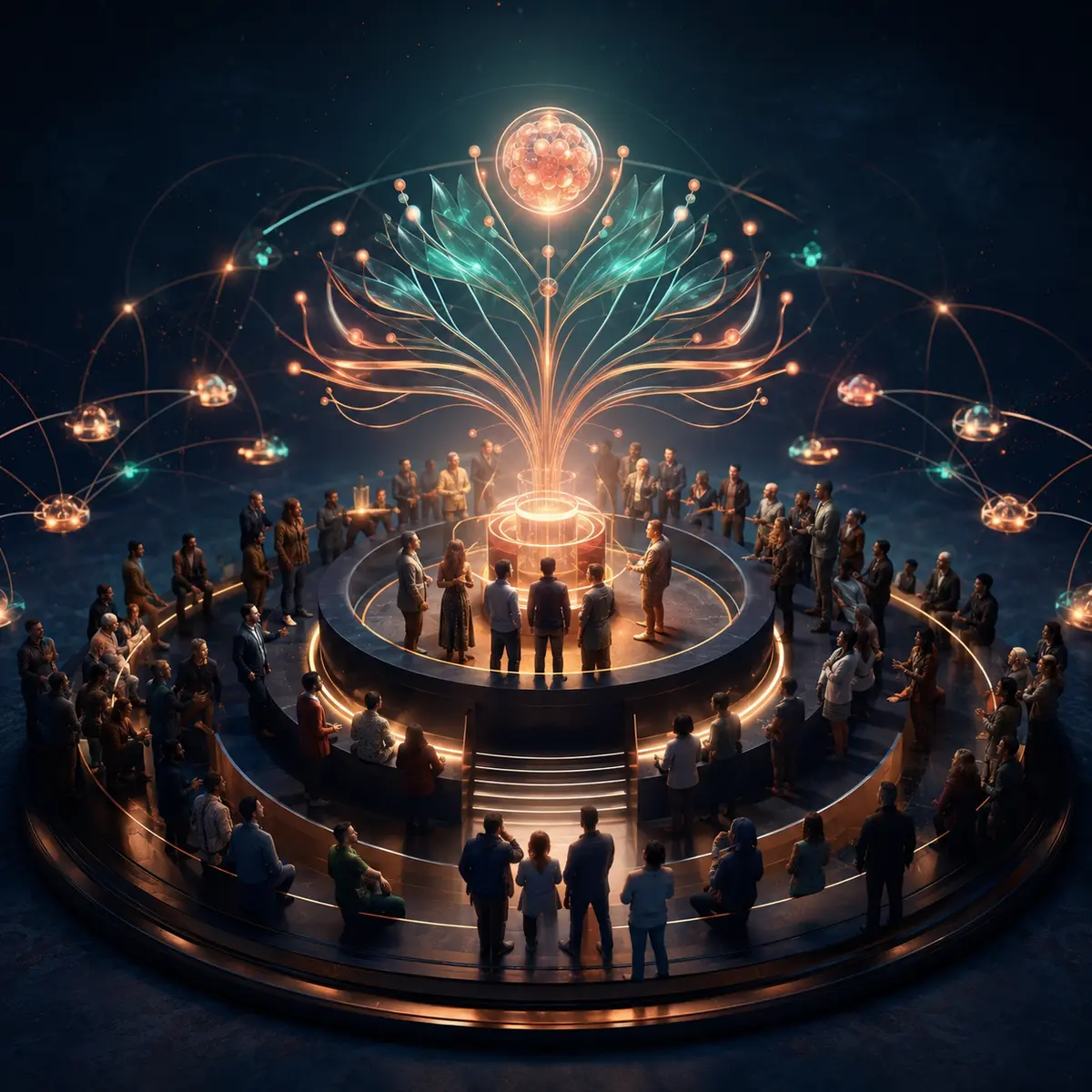 Community-Led Growth Engine — independent prompt artwork