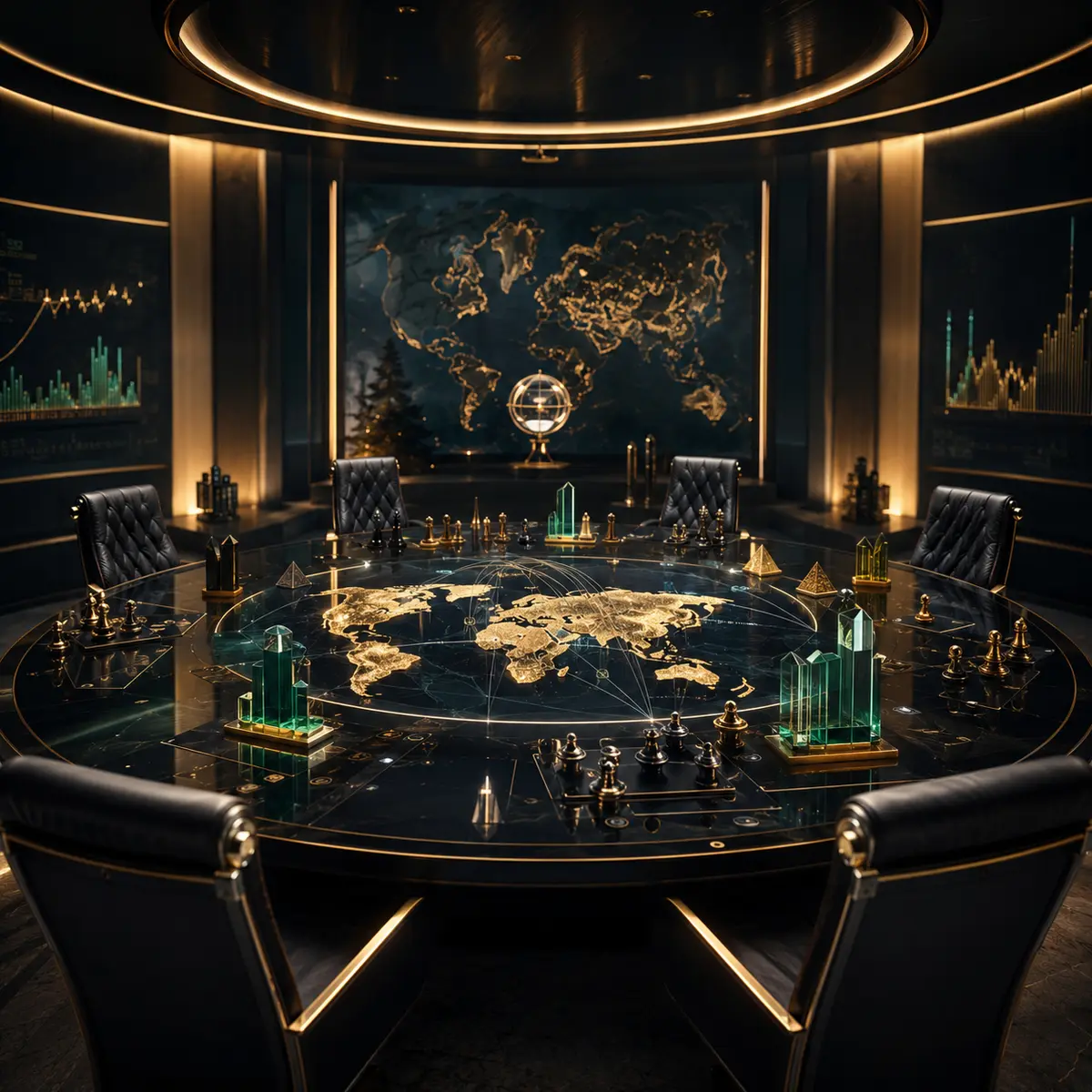Autonomous Business Strategy War Room — independent prompt artwork