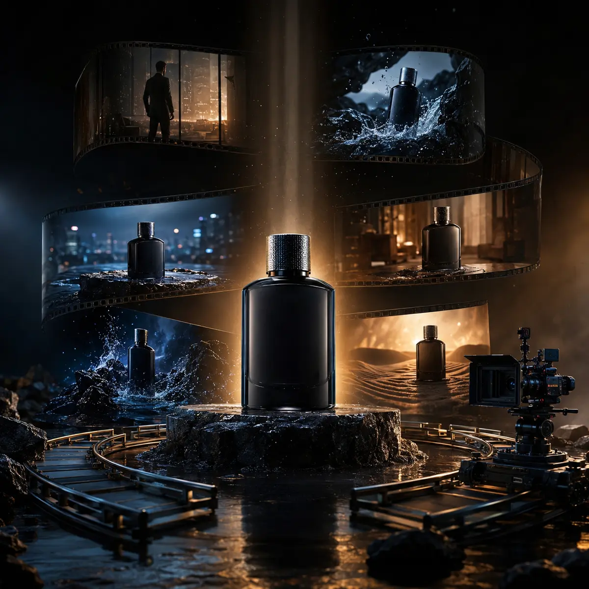 Sora Cinematic Commercial Sequence Builder — independent prompt artwork
