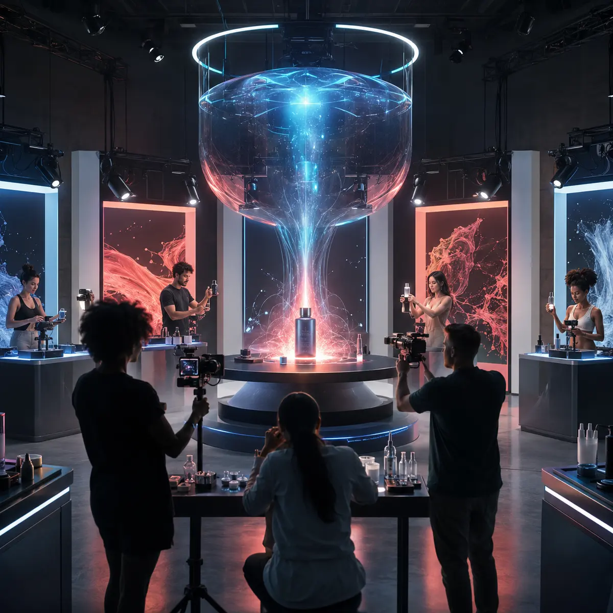 UGC Performance Ad Testing Laboratory — independent prompt artwork