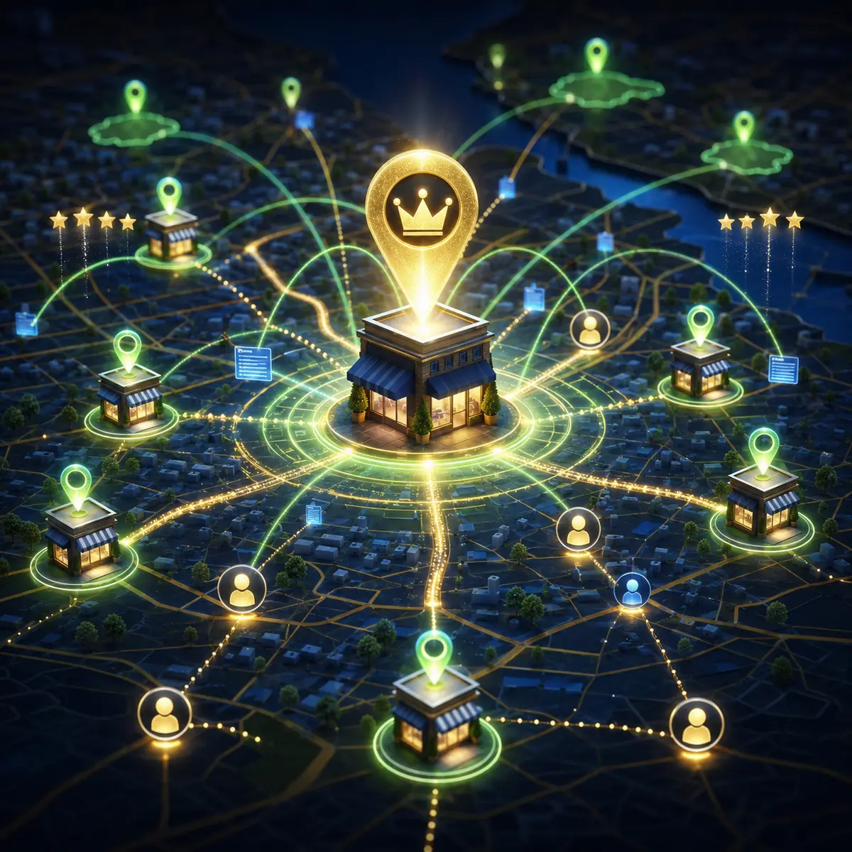 Local SEO Market Leadership Engine — independent prompt artwork